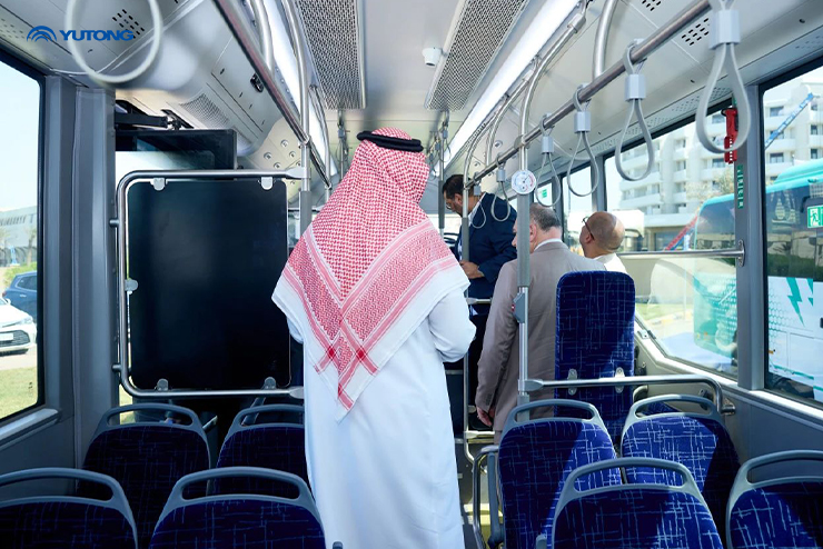 Yutong YEA estreia-se em Jeddah, na Arábia Saudita, contribuindo para a Visão Verde 2030 da Arábia Saudita
