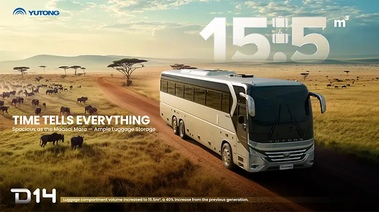 Yutong Bus Apresenta o Autocarro D14 da Próxima Geração em África