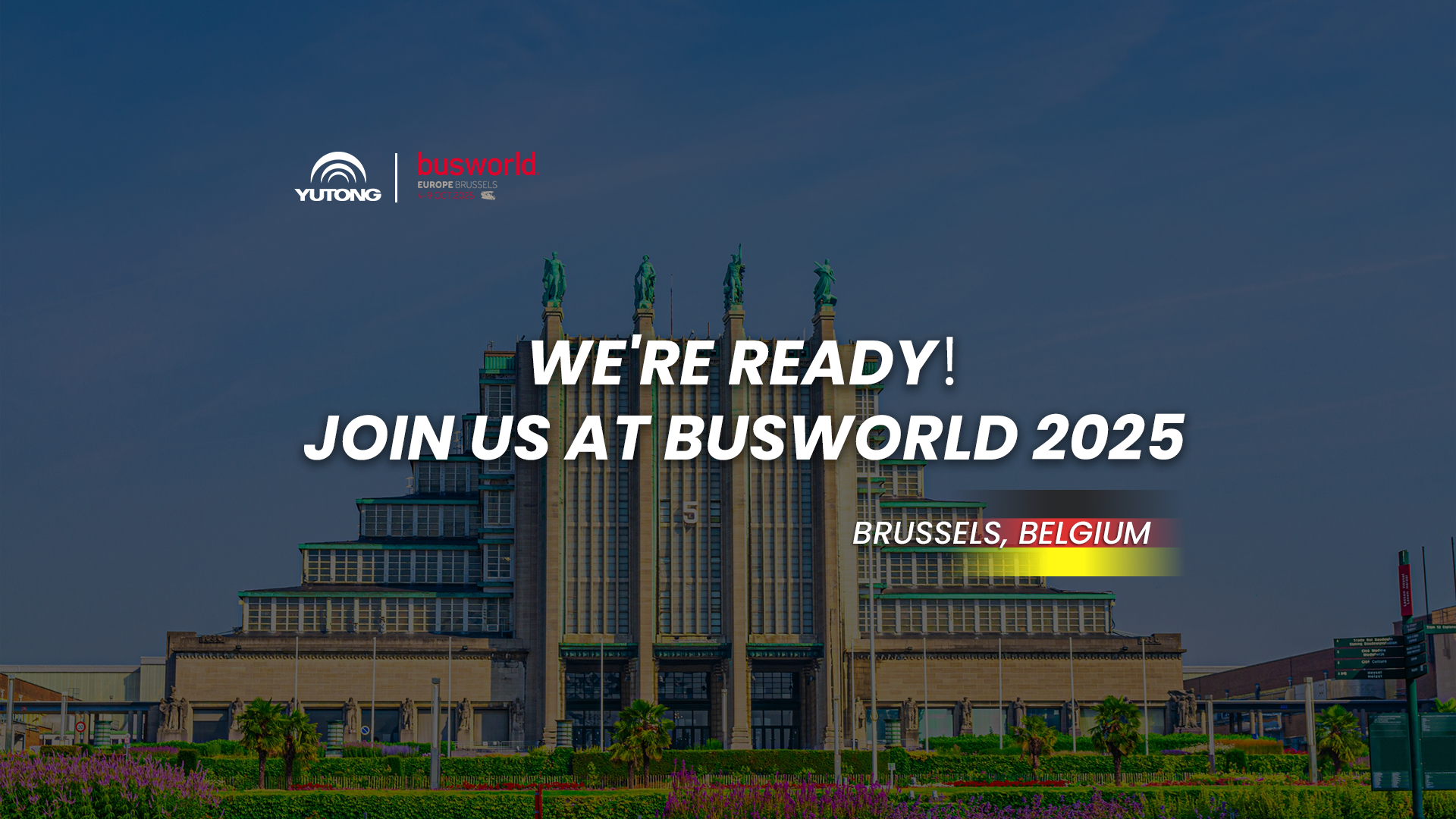Yutong prepara-se para Busworld 2025!