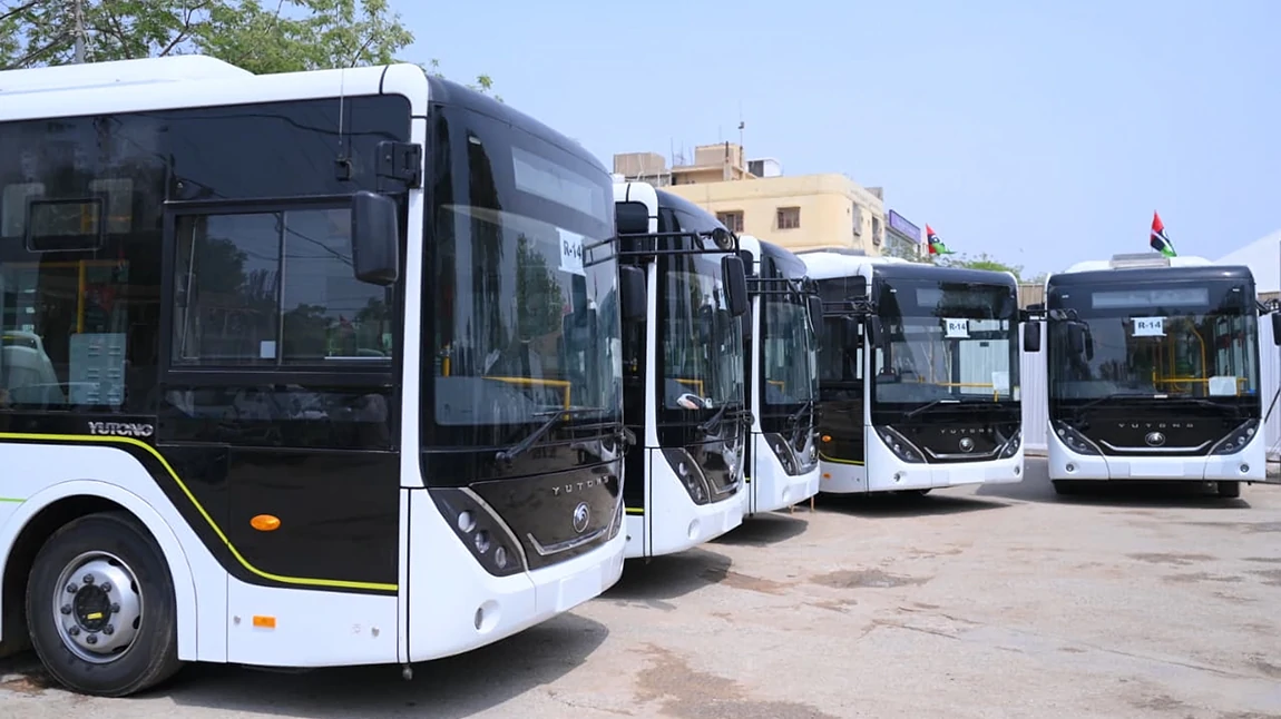 34 Autocarros Elétricos a Bateria Yutong E9 Entram em Serviço numa Rota de Karachi, Impulsionando a Mobilidade Ecológica