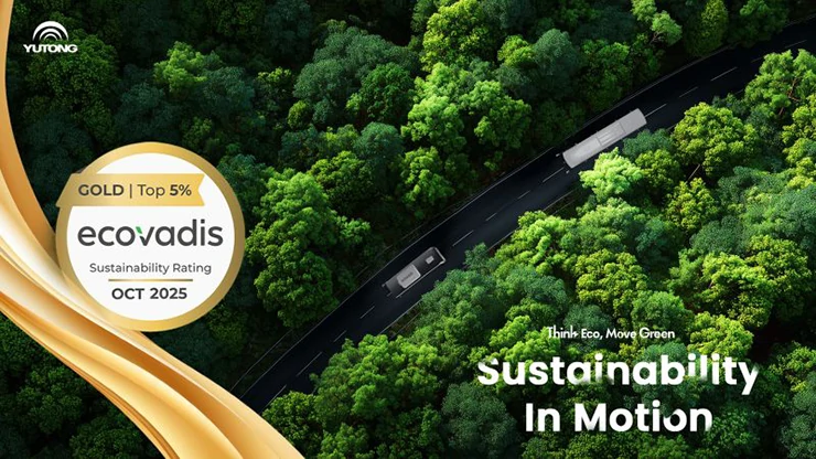 Yutong Bus registra crescimento contínuo nas vendas em 2025, promovendo o transporte público sustentável no mundo todo