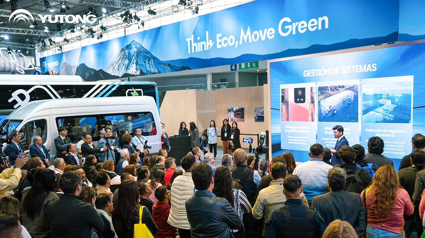 Yutong apresenta portfólio abrangente de rodovias na EXPO FORO 2026, promovendo a mobilidade sustentável no México