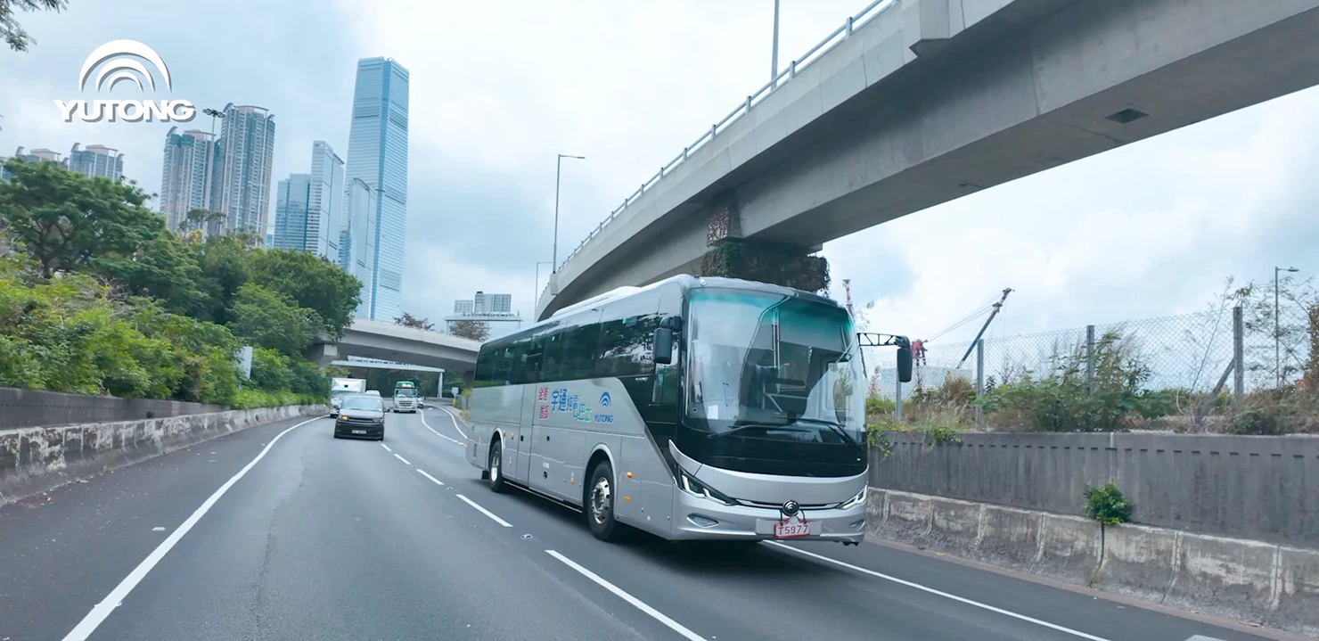 261 km com Apenas 47% de Bateria! O Desafio de Longa Autonomia do C12E da Yutong em Hong Kong É Um Sucesso, Acelerando a Eletrificação dos Autocarros Transfronteiriços