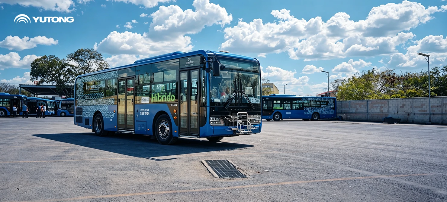 Os autocarros híbridos da Yutong operam em 206 cidades e conquistaram o reconhecimento do mercado mundial através da sua operação em condições reais Os autocarros híbridos da Yutong operam em 206 cidades e conquistaram o reconhecimento do mercado mundial através da sua operação em condições reais